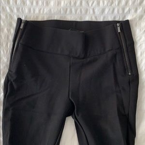 Zara zipper detailed leggings